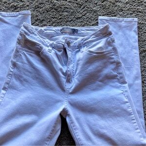 Just USA Women's Crisp White Straight Leg Jeans